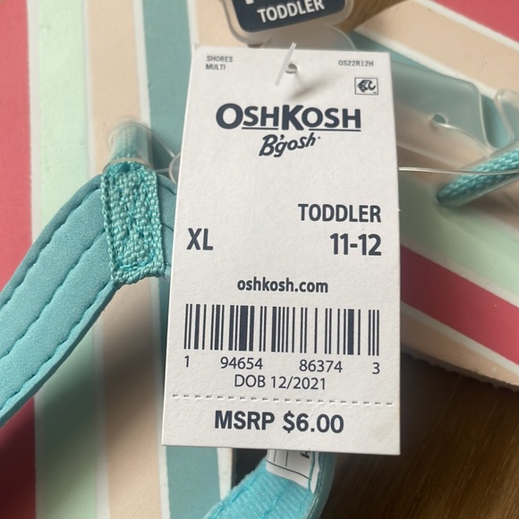 New with tags Flip Flops size 11-12 - Picture 6 of 6